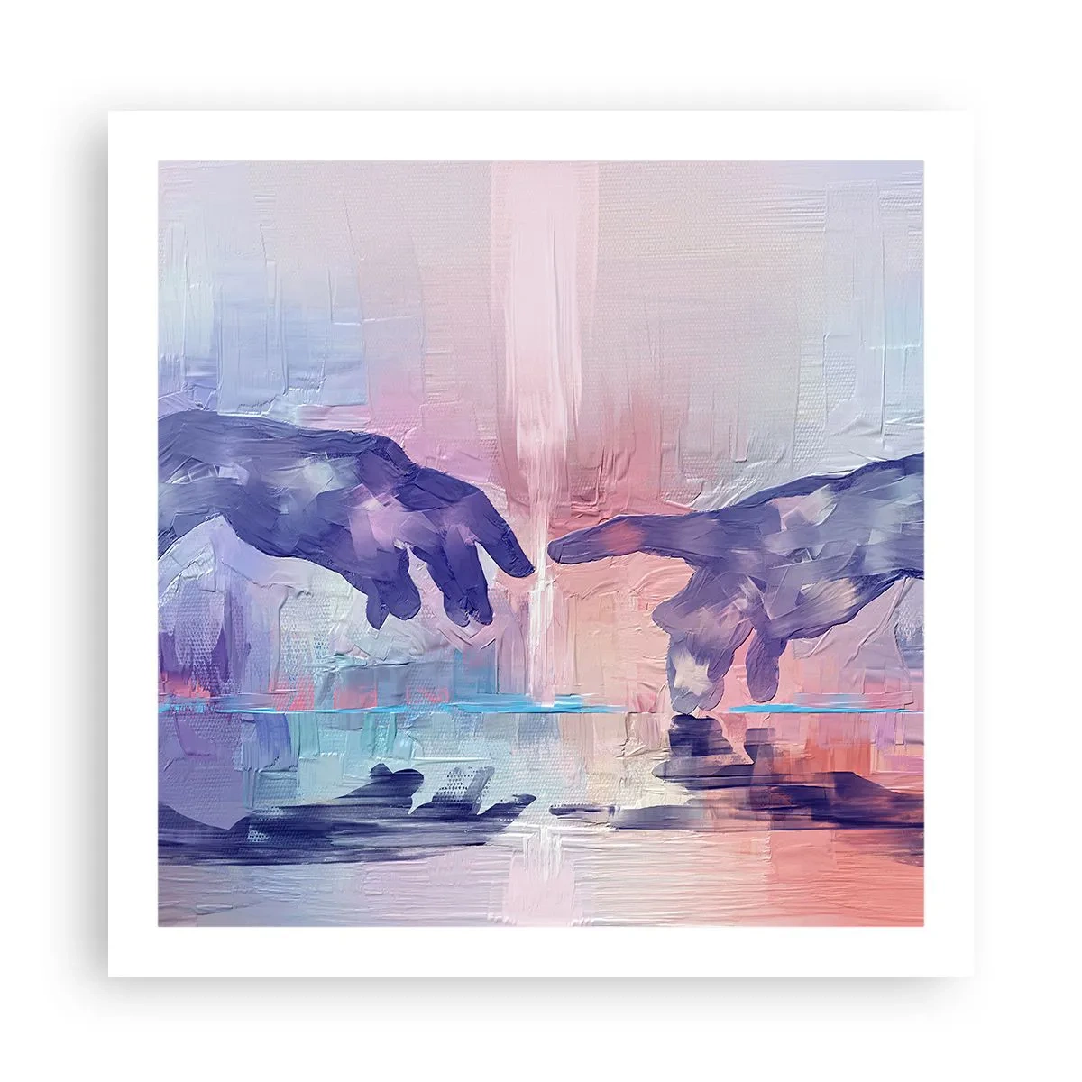 Póster - Chispa divina de vida - 60x60 cm