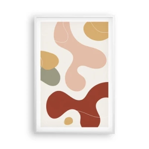 Póster en marco blanco - La esencia de la pintura - 61x91 cm