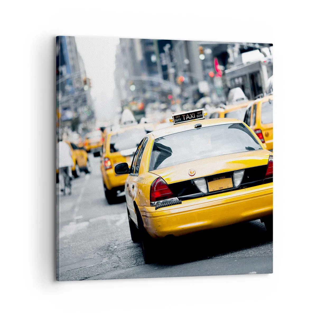 Cuadro sobre lienzo - Impresión de Imagen - Solo en esta ciudad - 60x60 cm