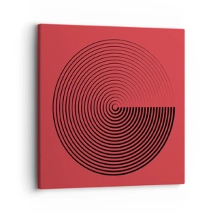 Cuadro sobre lienzo - Impresión de Imagen - Movimiento circular - 30x30 cm