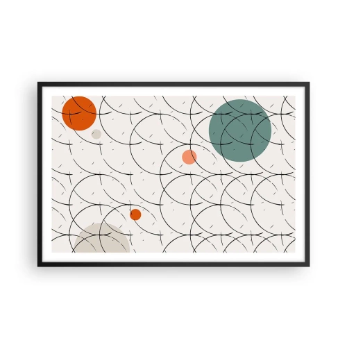 Póster en marco negro - Con espíritu pop-art - 91x61 cm