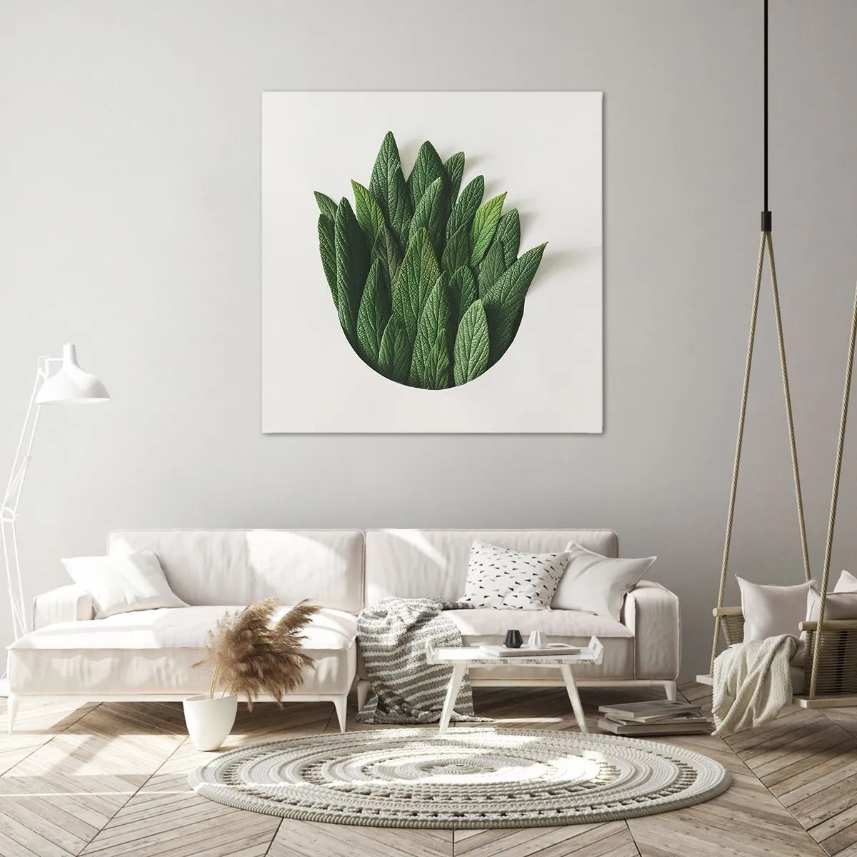 Cuadro sobre lienzo - Impresión de Imagen - Curiosidad desenfrenada - 40x40 cm