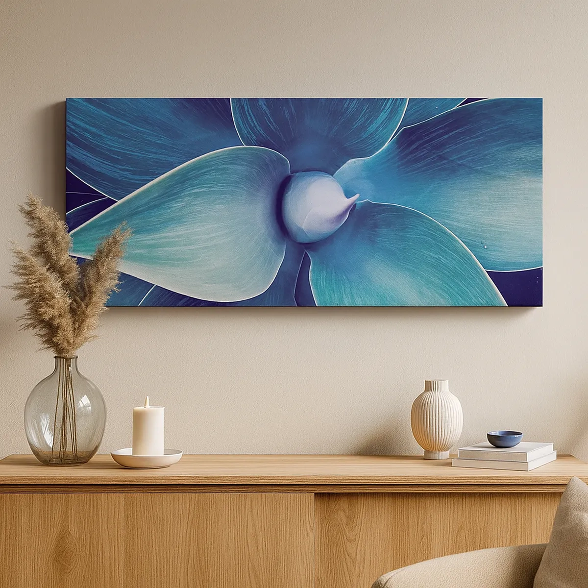 Cuadro sobre lienzo - Impresión de Imagen - Azul del cielo - 30x30 cm