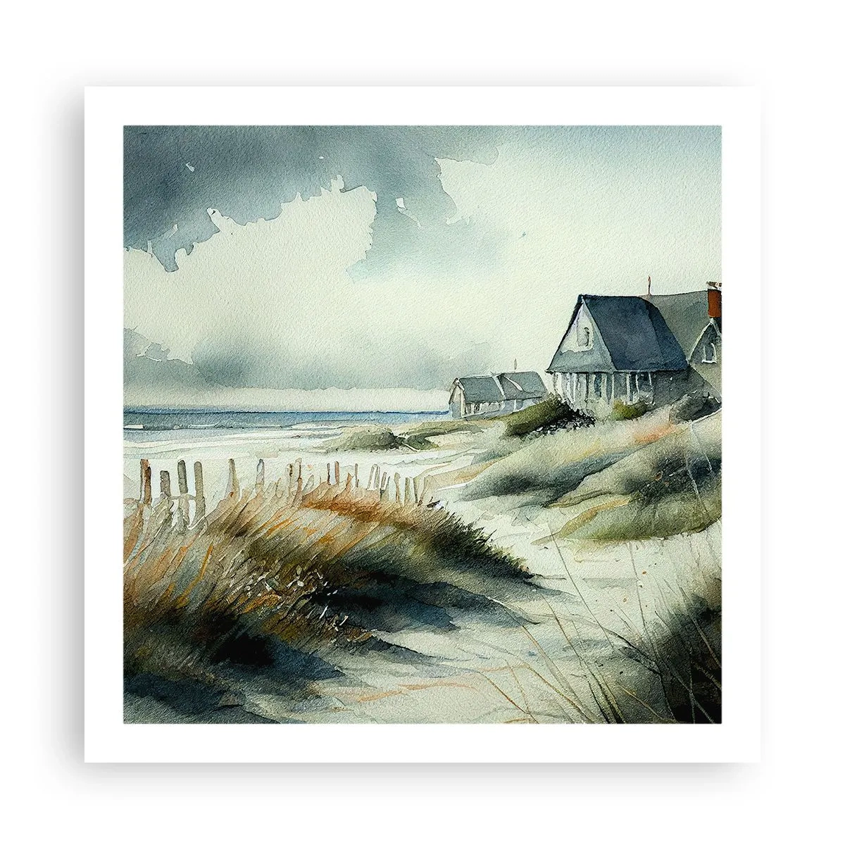 Póster - Lejos del bullicio - 60x60 cm