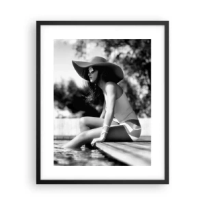 Póster en marco negro - Un sueño de verano - 40x50 cm