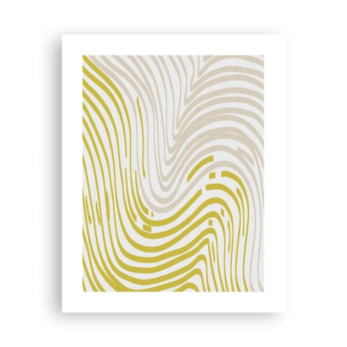 Póster - Composición curvada - 40x50 cm