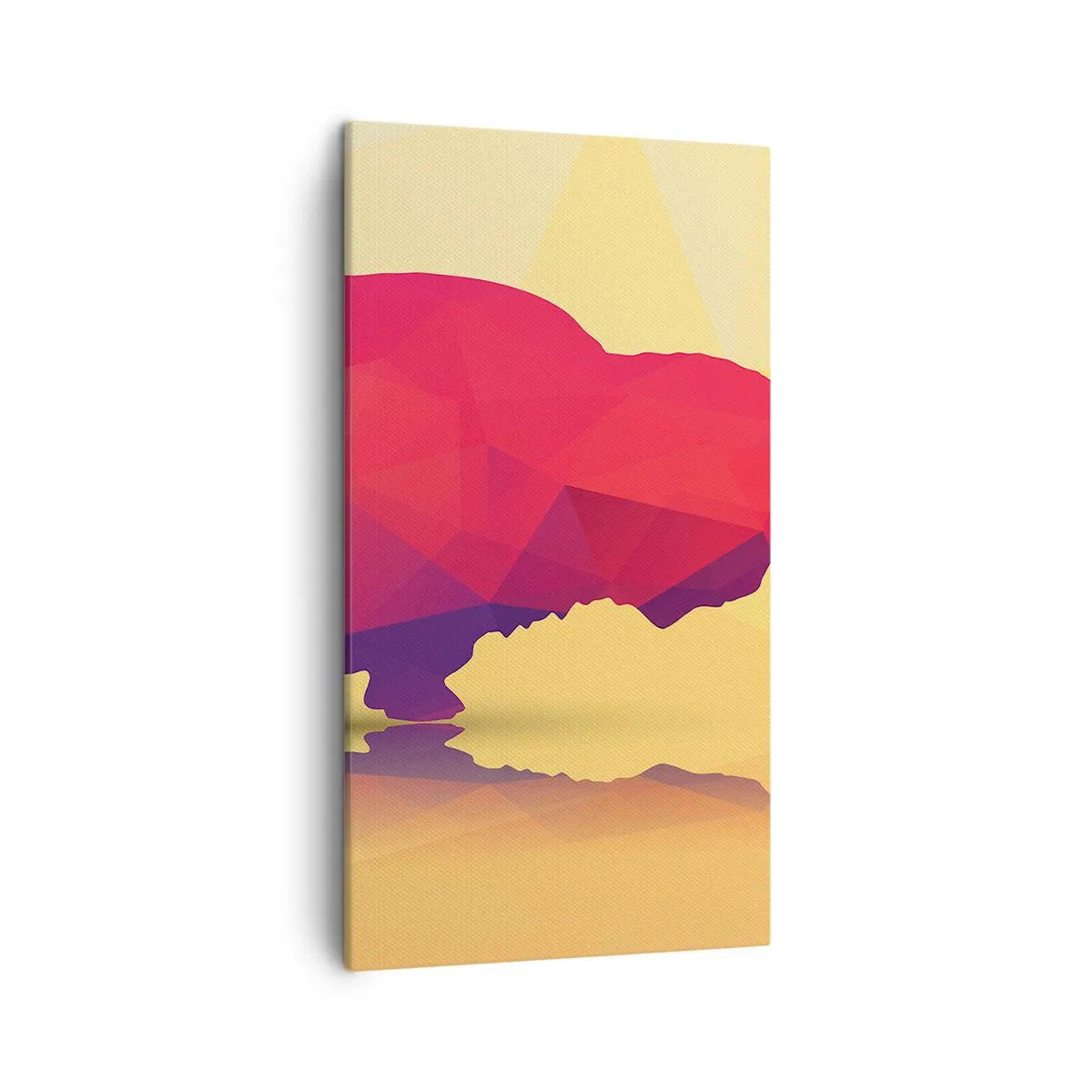 Cuadro sobre lienzo - Impresión de Imagen - Fuerza de bisonte - 45x80 cm