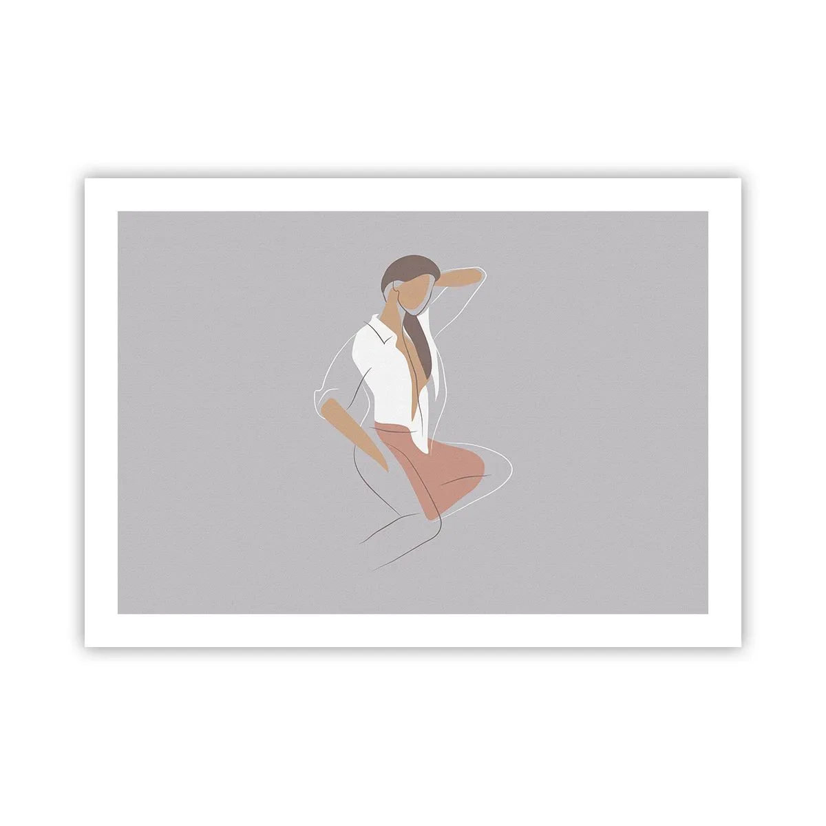 Póster - Un esbozo de encanto - 70x50 cm