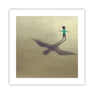 Póster - Héroe del futuro - 40x40 cm