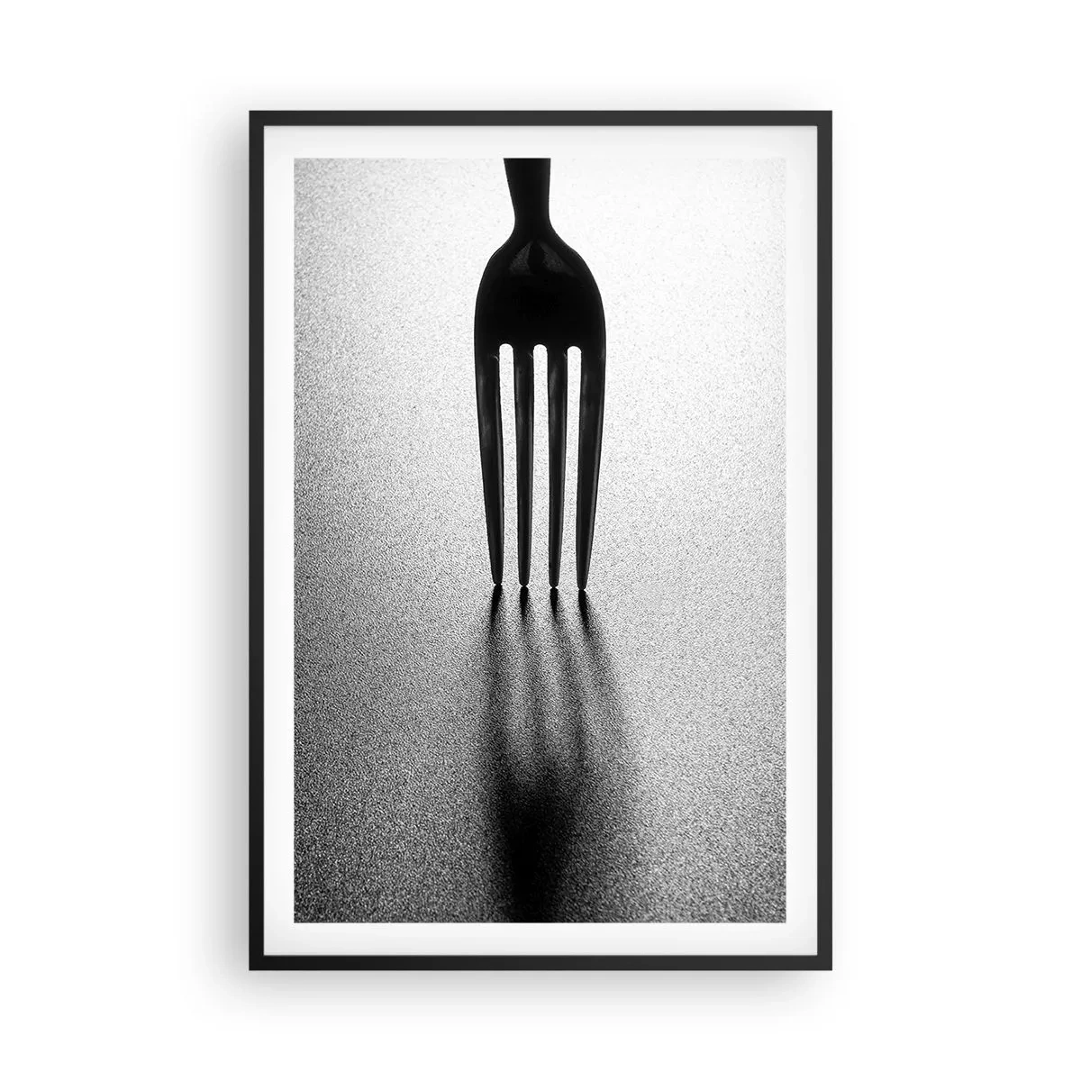 Póster en marco negro - Luz y sombra - 61x91 cm