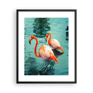 Póster en marco negro - Estamos de moda - 40x50 cm