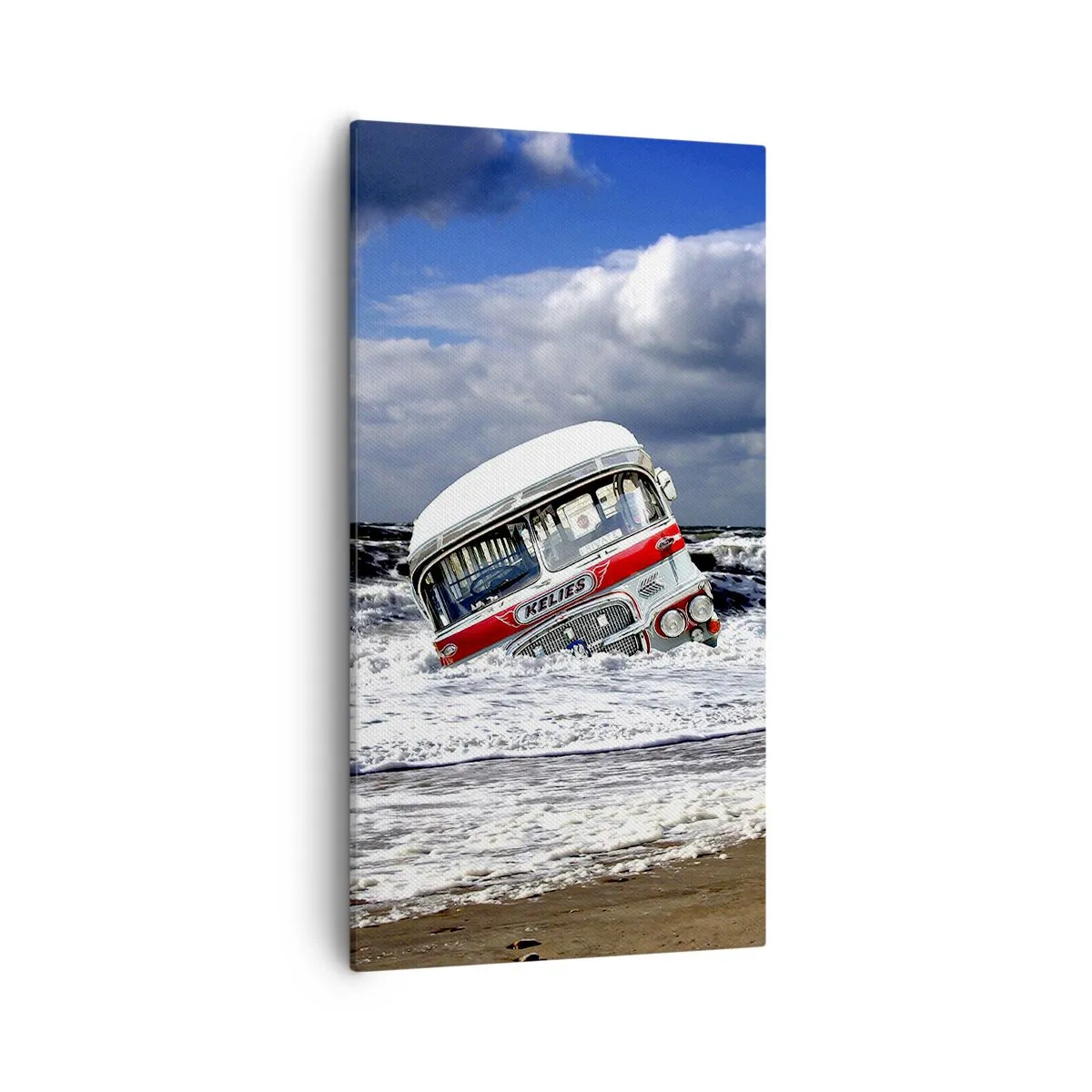 Cuadro sobre lienzo - Impresión de Imagen - ¿Y qué te sorprende? - 55x100 cm