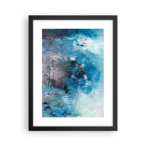Póster en marco negro - Rapsodia celeste - 30x40 cm