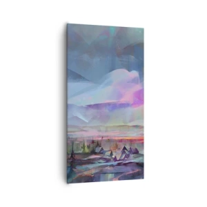 Cuadro sobre lienzo - Impresión de Imagen - Bajo un cielo benévolo - 65x120 cm