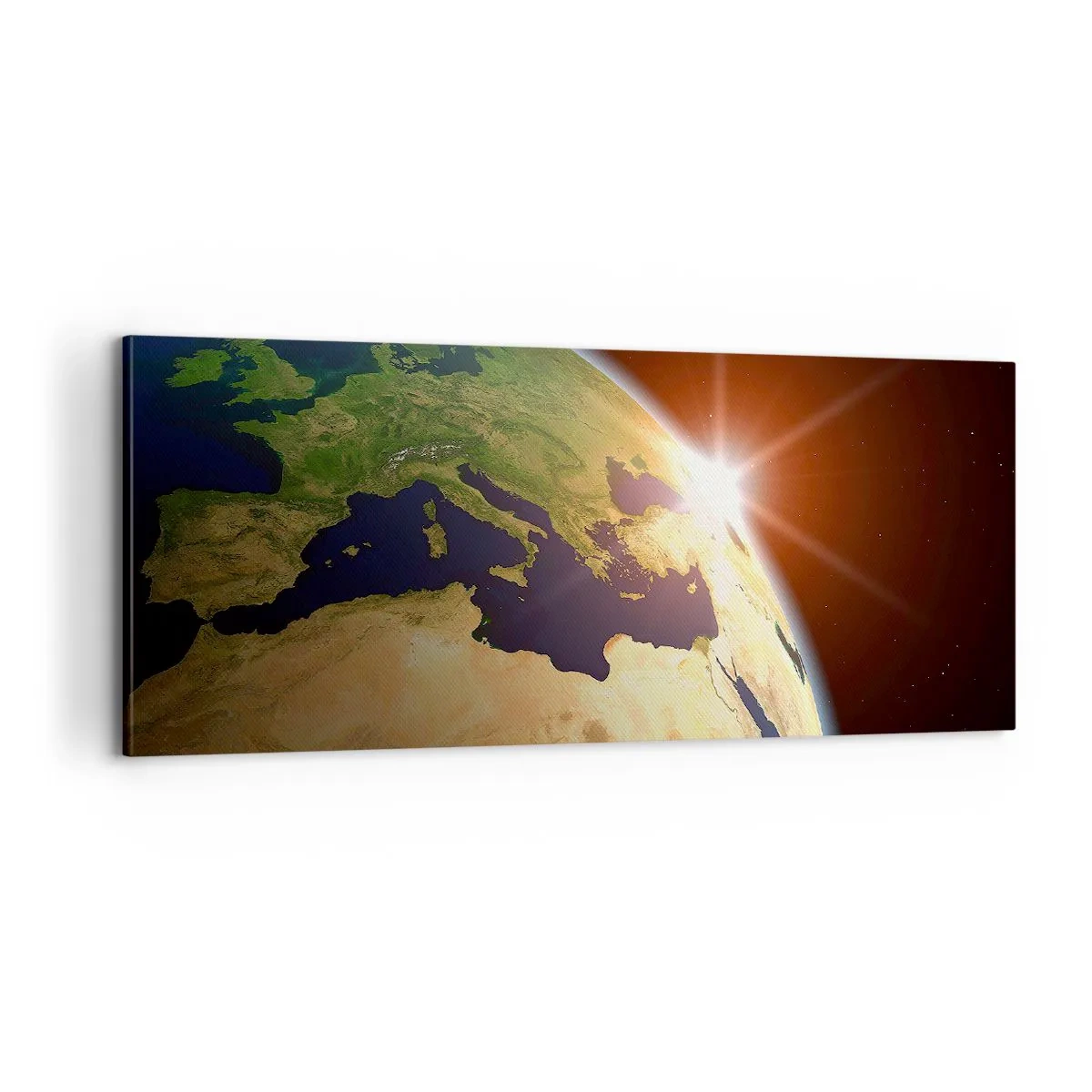 Cuadro sobre lienzo - Impresión de Imagen - Amanecer - 100x40 cm