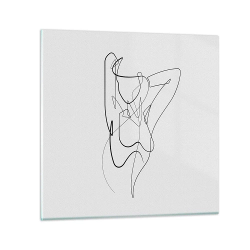 Cuadro sobre vidrio - Impresiones sobre Vidrio - Realmente, tal y como eres - 30x30 cm