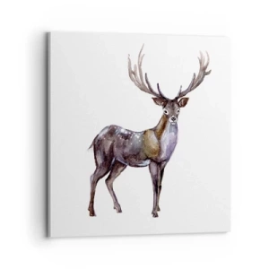 Cuadro sobre lienzo - Impresión de Imagen - Rey de las Tierras Salvajes del Norte - 70x70 cm