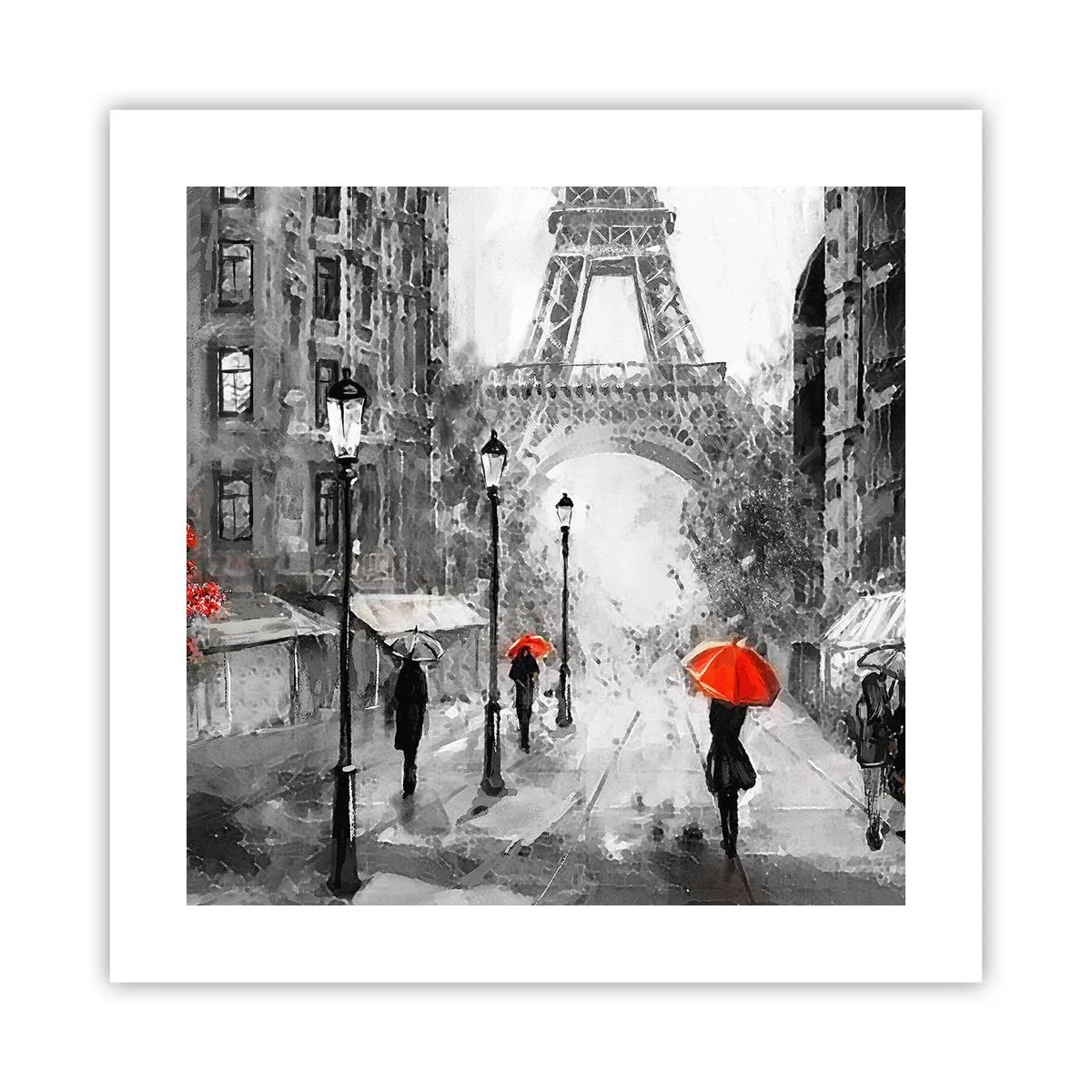 Póster - Todos los caminos conducen a ella - 40x40 cm