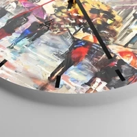 Esfera sin numeración, con rayas