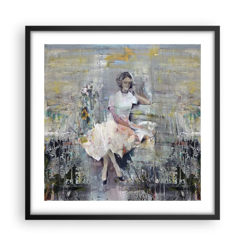 Póster en marco negro - Clásica y moderna - 50x50 cm