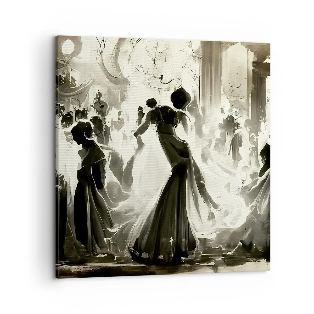 Cuadro sobre lienzo - Impresión de Imagen - Gran mascarada - 50x50 cm