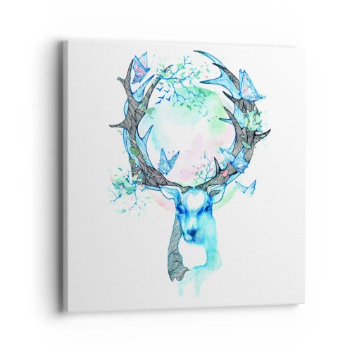 Cuadro sobre lienzo - Impresión de Imagen - La fuerza y la dulzura de la naturaleza - 40x40 cm
