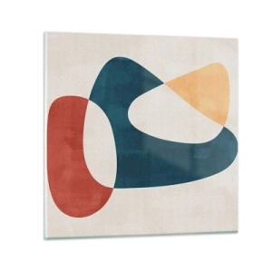 Cuadro sobre vidrio - Impresiones sobre Vidrio - Influencias y metamorfosis - 40x40 cm