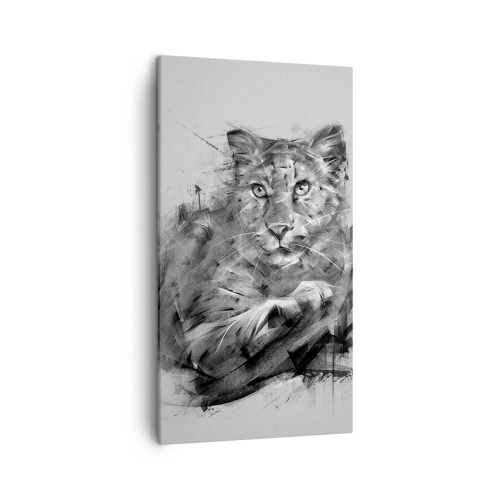 Cuadro sobre lienzo - Impresión de Imagen - Sí, estoy escuchando - 45x80 cm