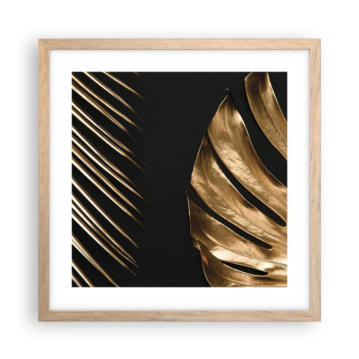 Póster en marco roble claro - Diferente, e igualmente valioso - 40x40 cm