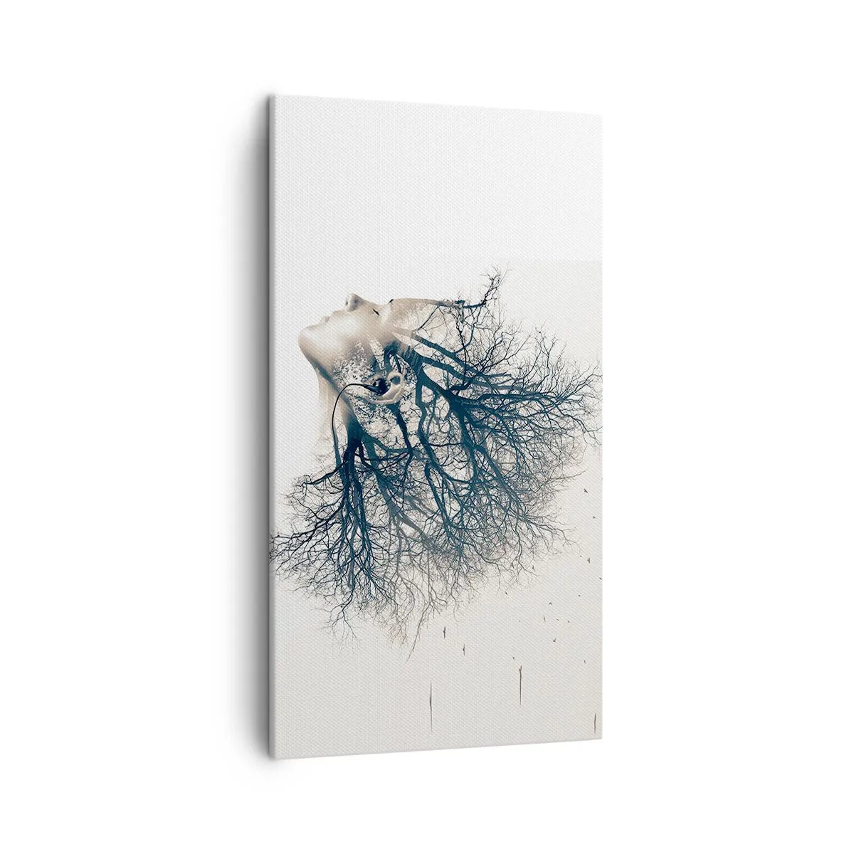 Cuadro sobre lienzo - Impresión de Imagen - Escuchando el susurro de un árbol - 45x80 cm