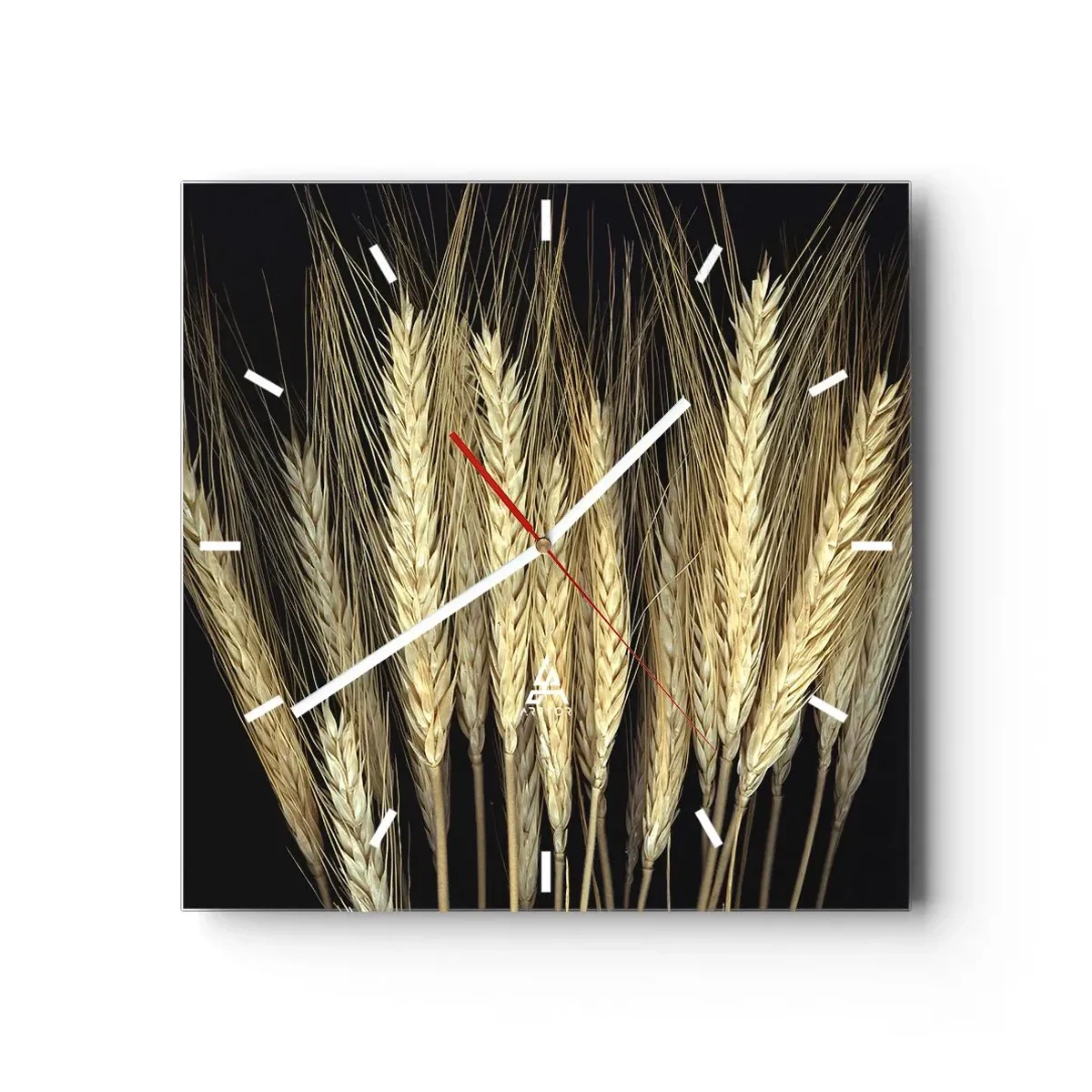 Reloj de pared - Reloj de vidrio - Magia rústica - 40x40 cm