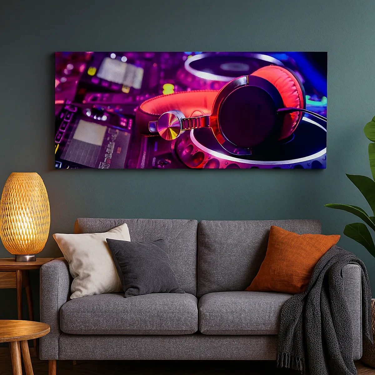 Cuadro sobre lienzo - Impresión de Imagen - Antes de que comience la diversión - 30x30 cm