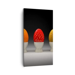 Cuadro sobre lienzo - Impresión de Imagen - Desayuno de frutas - 45x80 cm