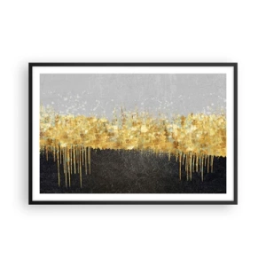 Póster en marco negro - Hacia arriba y hacia abajo - 91x61 cm