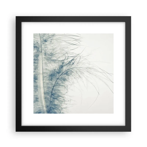 Póster en marco negro - Susurro de la naturaleza - 30x30 cm