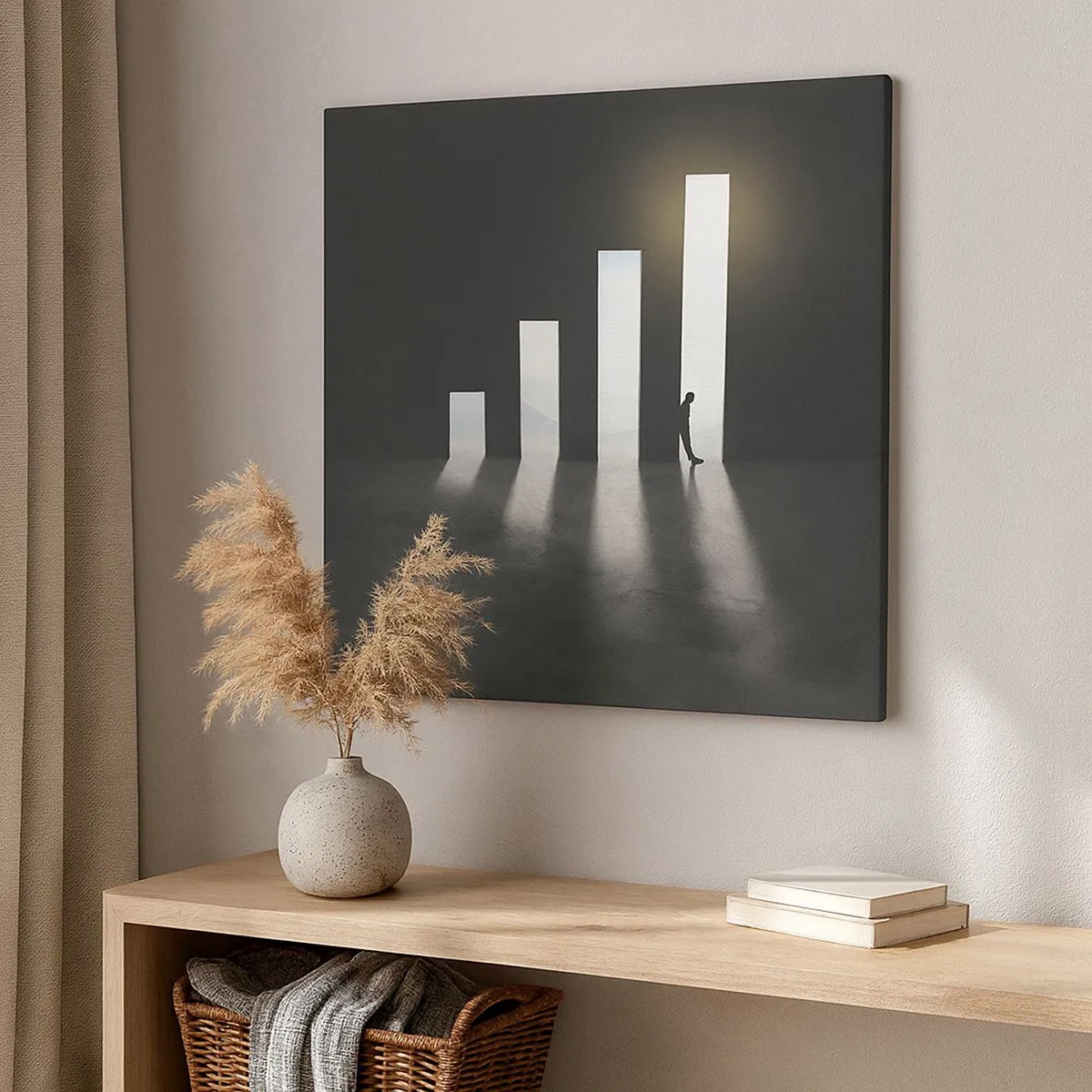 Cuadro sobre lienzo - Impresión de Imagen - El camino del éxito - 30x30 cm