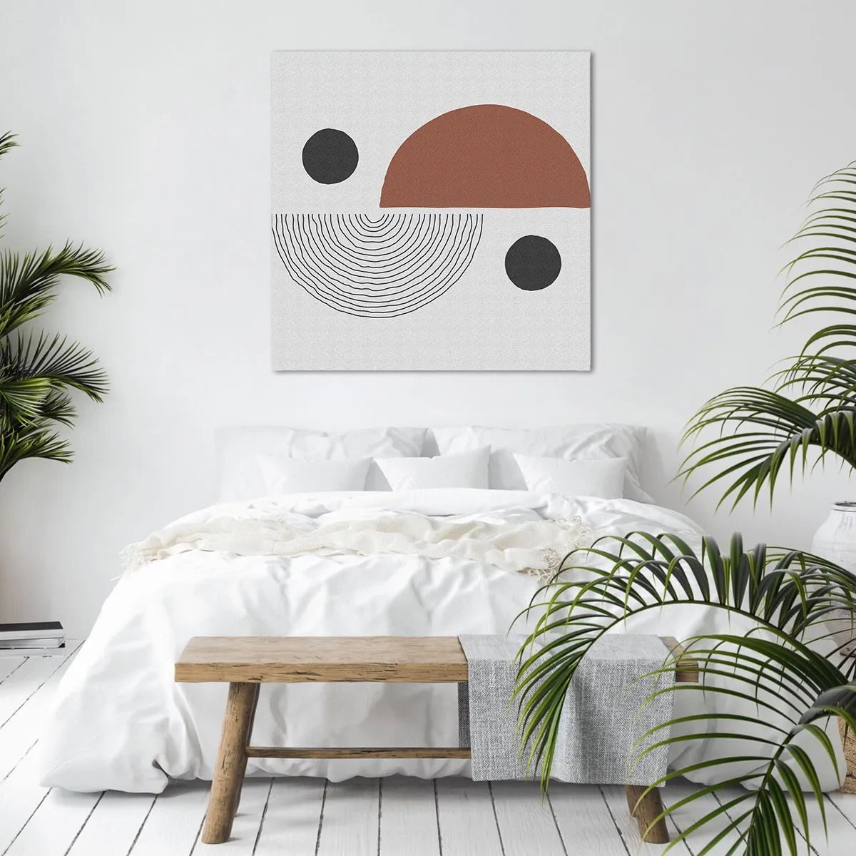 Cuadro sobre lienzo - Impresión de Imagen - La perfección del círculo - 40x40 cm