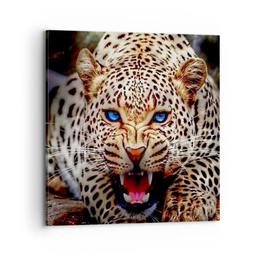 Cuadro sobre lienzo - Impresión de Imagen - La ira no daña la belleza - 70x70 cm