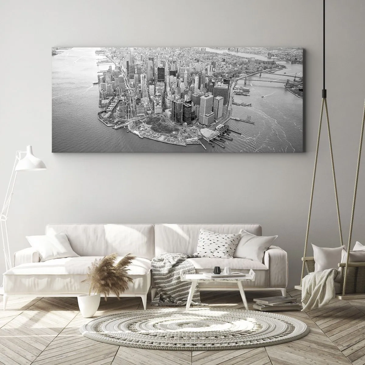 Cuadro sobre lienzo - Impresión de Imagen - ¿Cómo no amar este lugar? - 90x30 cm