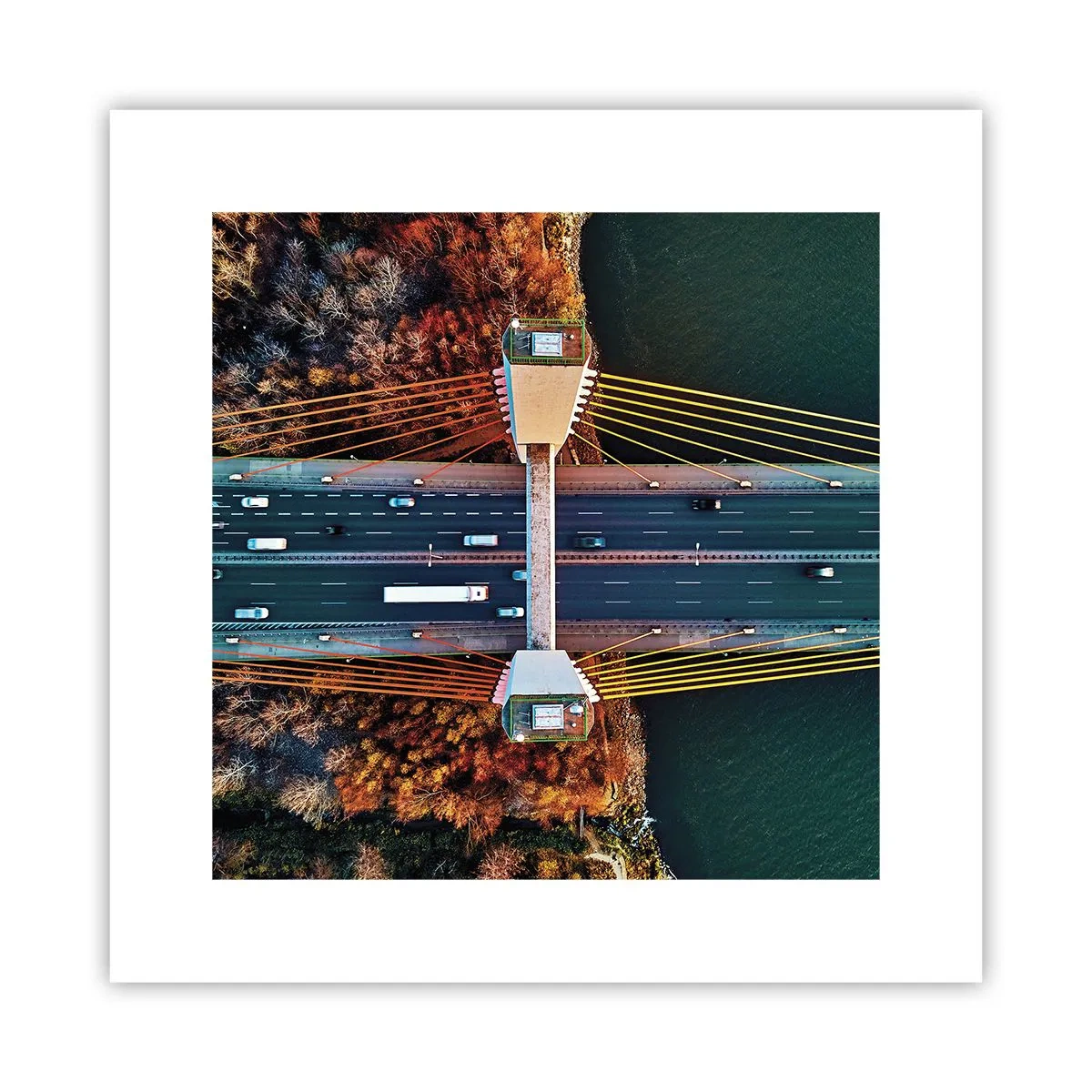 Póster - Más allá de las aguas, más allá de los bosques - 30x30 cm