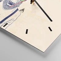 Esfera sin numeración, con rayas