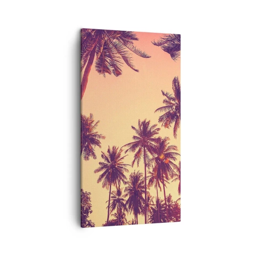 Cuadro sobre lienzo - Impresión de Imagen - Variante tropical - 45x80 cm