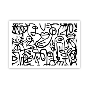 Póster - Rostros y espejismos - 91x61 cm