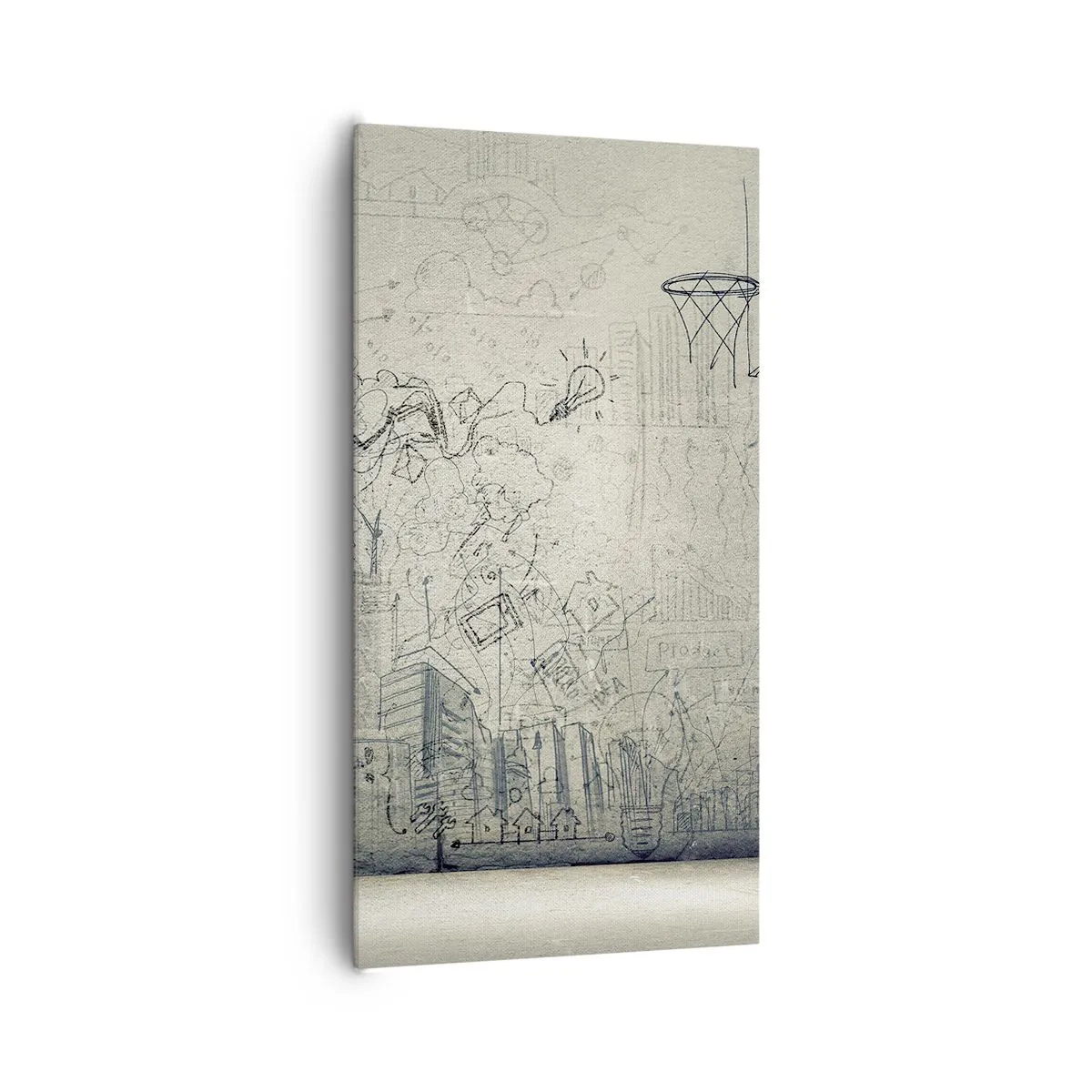 Cuadro sobre lienzo - Impresión de Imagen - Mi gloriosa vida en la ciudad - 65x120 cm