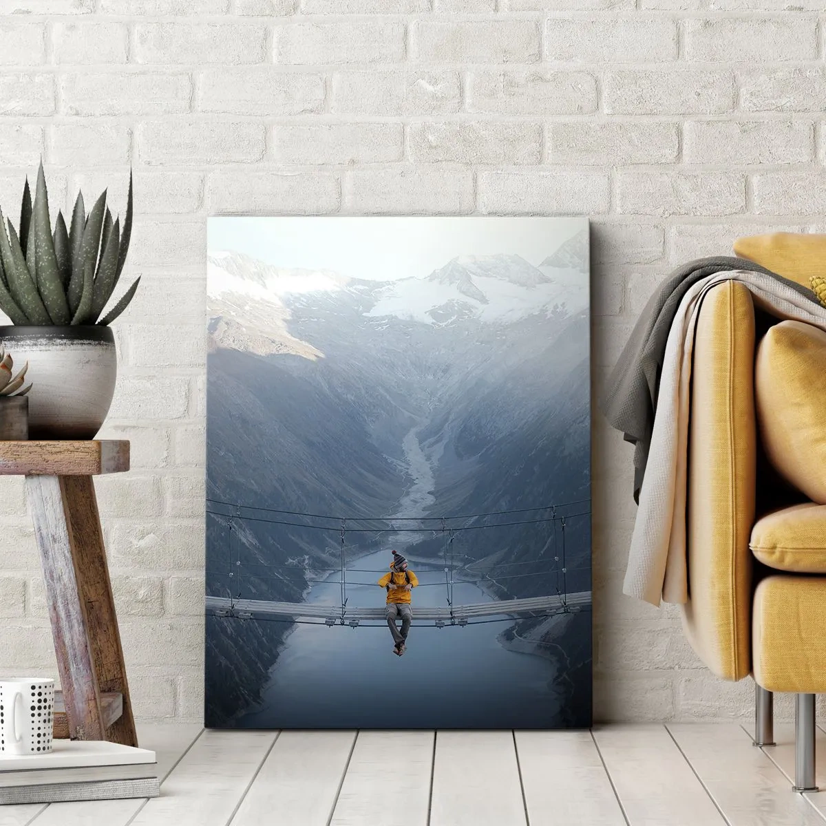 Cuadro sobre lienzo - Impresión de Imagen - Encanto suspensión - 80x120 cm