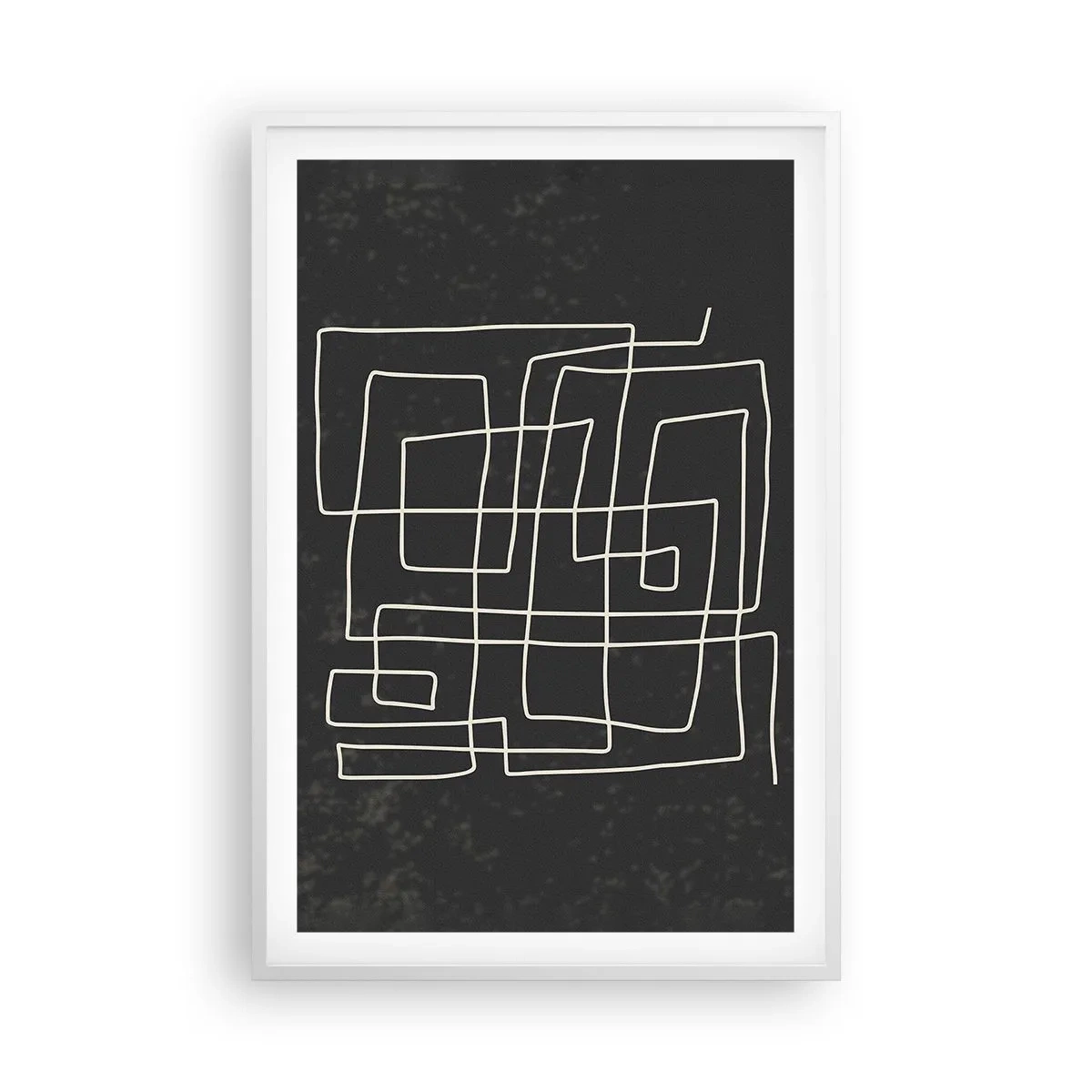 Póster en marco blanco - No es tan sencillo - 61x91 cm