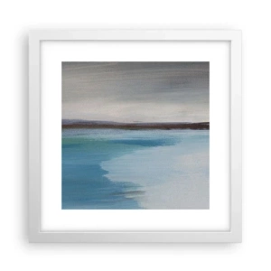 Póster en marco blanco - Paisaje horizontal - 30x30 cm