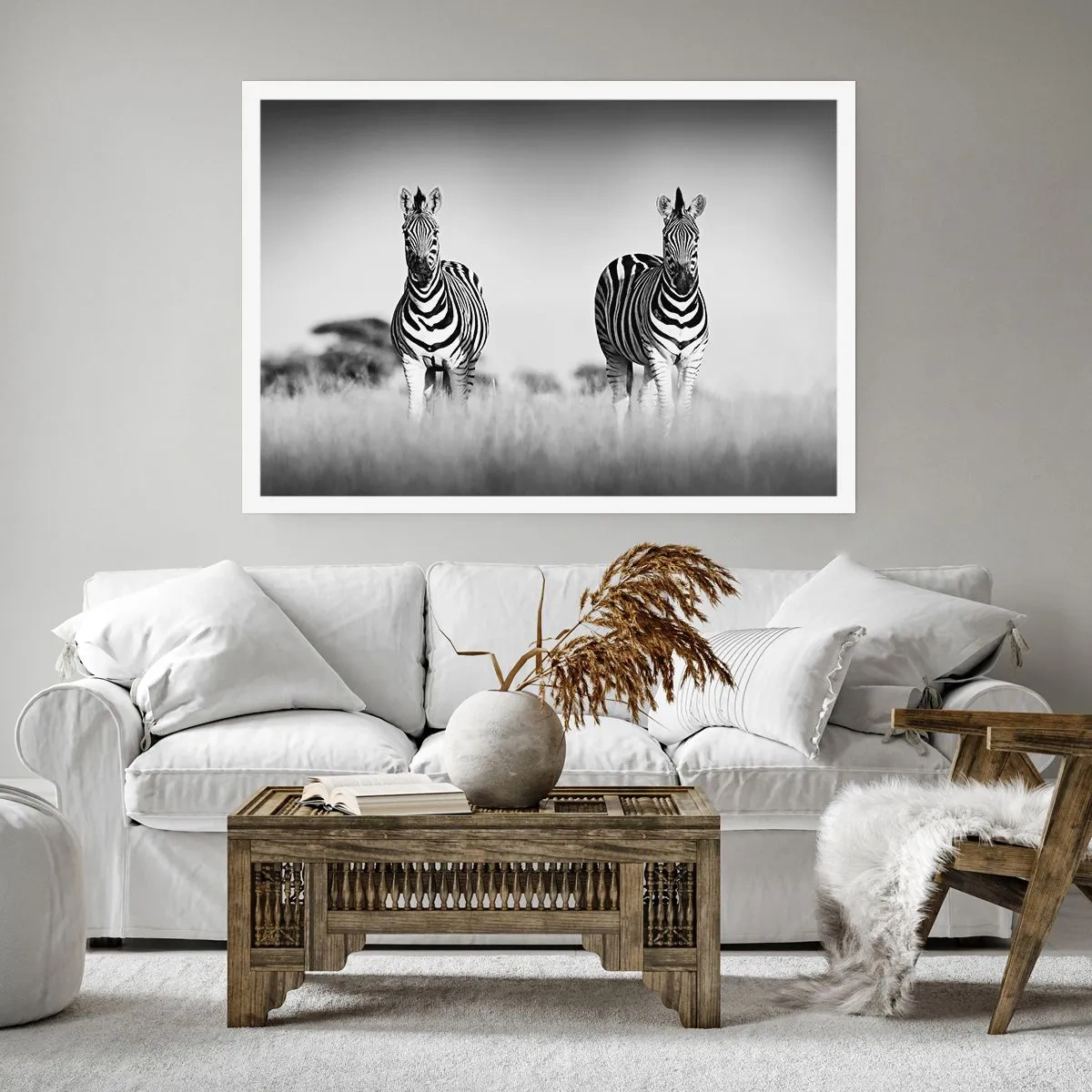 Póster - Resulta que el mundo es blanco y negro - 91x61 cm