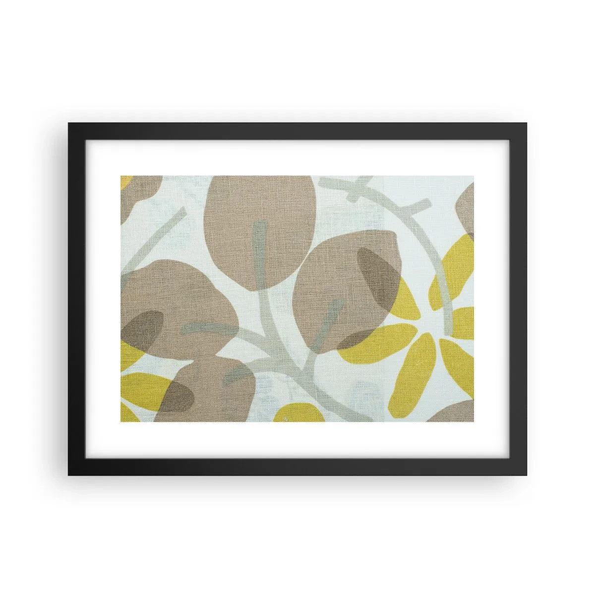 Póster en marco negro - Composición a pleno sol - 40x30 cm