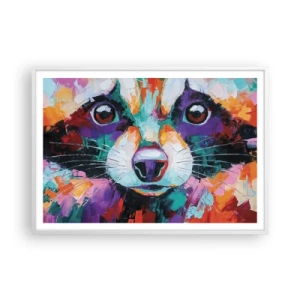 Póster en marco blanco - Solo buenas emociones - 100x70 cm